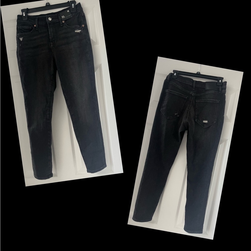 NEW Express Black Distressed Skinny Jeans
